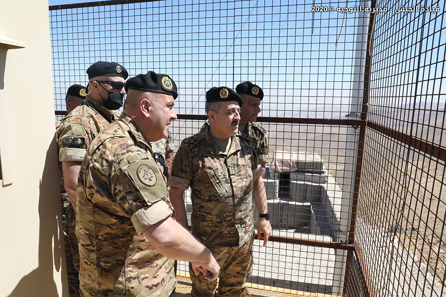 LAF Chief of Staff visited 2nd Border Control Regiment and 9th Infantry ...