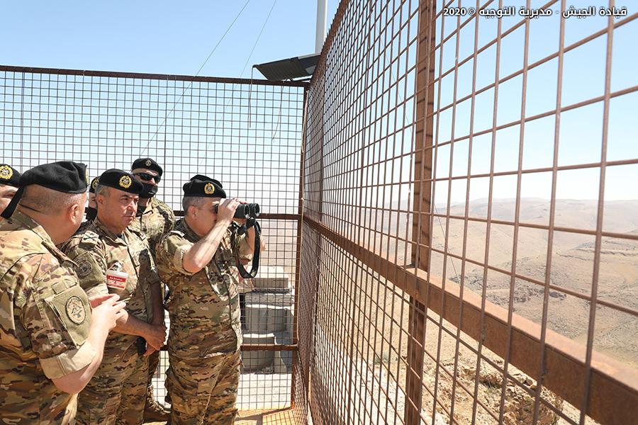 LAF Chief of Staff visited 2nd Border Control Regiment and 9th Infantry ...