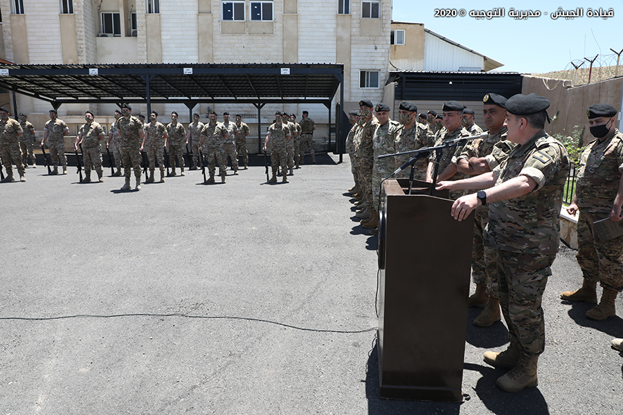 LAF Chief of Staff visited 2nd Border Control Regiment and 9th Infantry ...